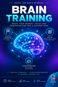 Brain Training eBook | Memory, Focus, Concentration Exercises (PDF Download)